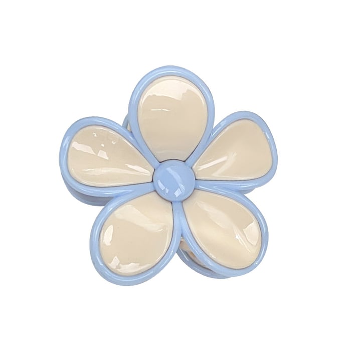 1 Elegant Flower Shaped Design Sweet Flower Resin Women's Hair Claws Picture4