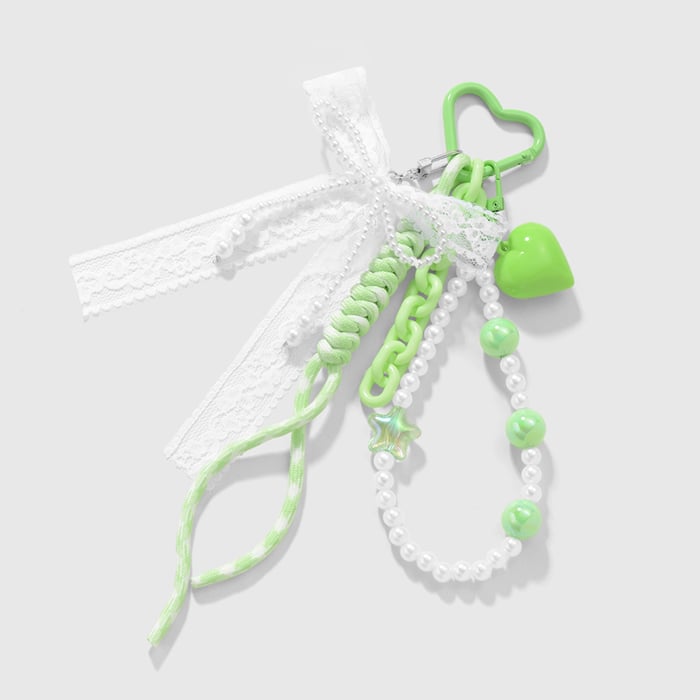 Süße Schleife Knoten Acryl Tasche Charms h5Bild5