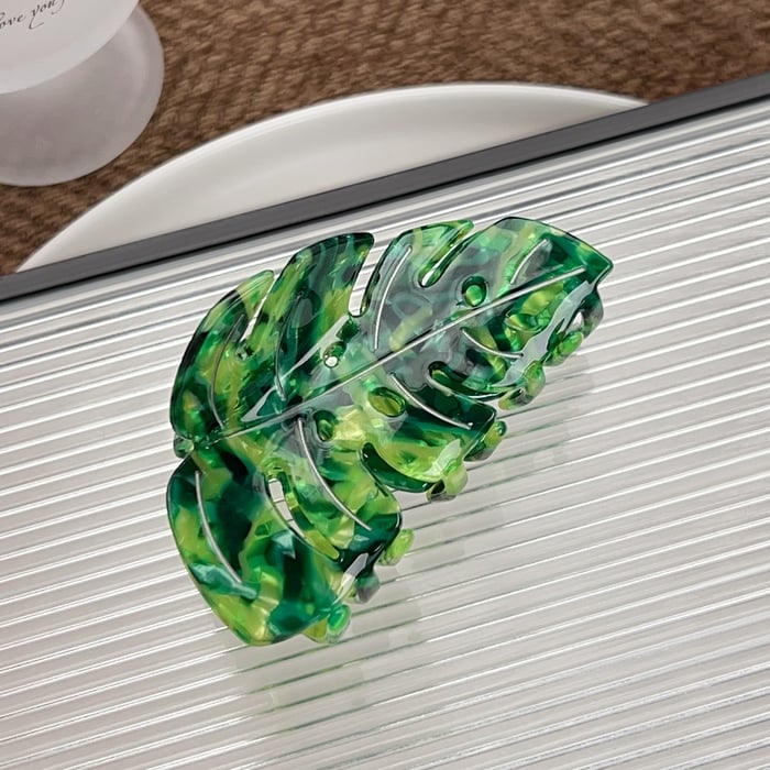 Premium Elegant Leaf Styling Women's Hair Claw