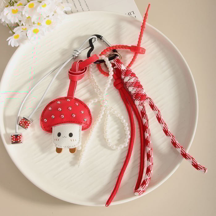 Cute Stylish Mushroom Shaped Accessories  Women's Bag Charms h5Picture4