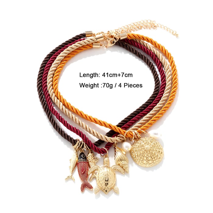 Oceanic Alloy Pendant Necklaces