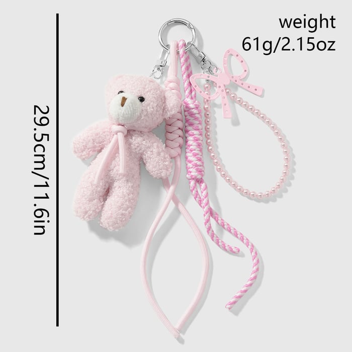 Cute Plush Animal Bag Charms h5Picture2