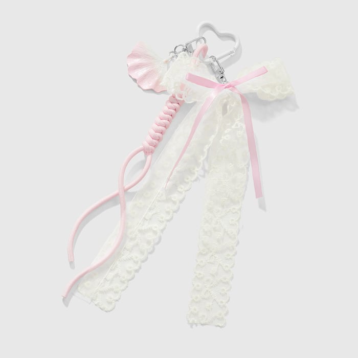 Süße Taschenanhänger aus Legierung mit Schleife und Knoten h5Bild4