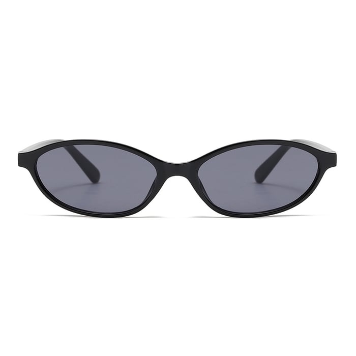 1 Paar Simple Series Tägliche einfarbige PC-Sonnenbrille für Damen h5Bild2