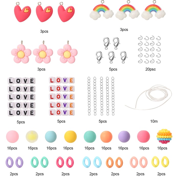 1 Box Cute Resin DIY Jewelry Beads h5Picture2
