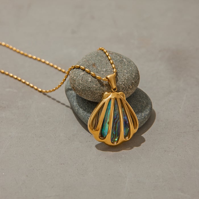 style edelstahl gold farbe shell ohrring sets