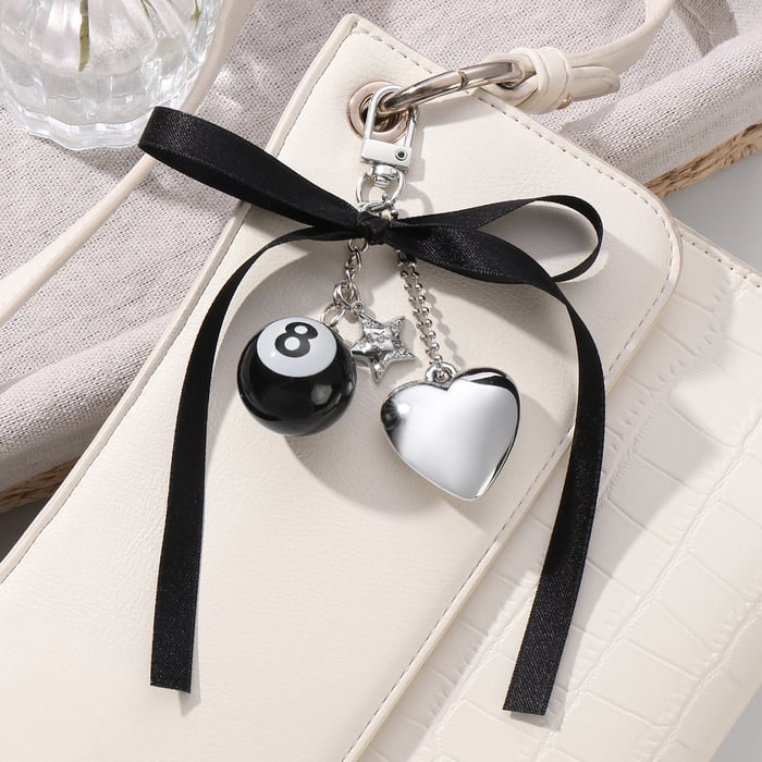 Taschenanhänger mit Schleife h5Bild3