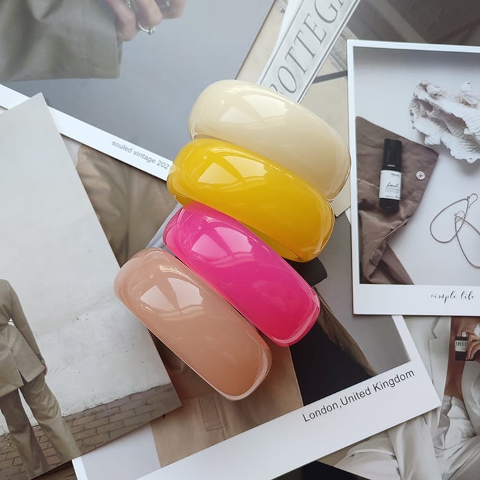 sweet jelly - colored acrylic bangles h5Picture3
