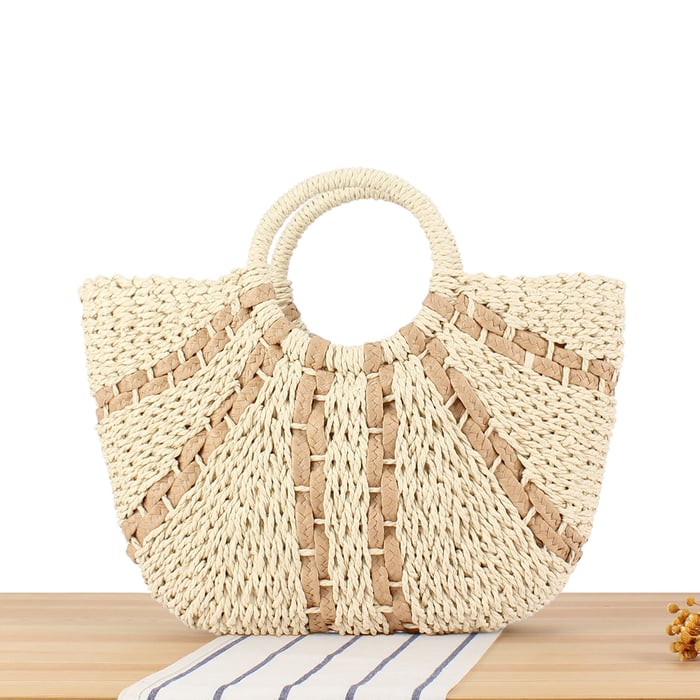 Patchwork Paper Tote Bags