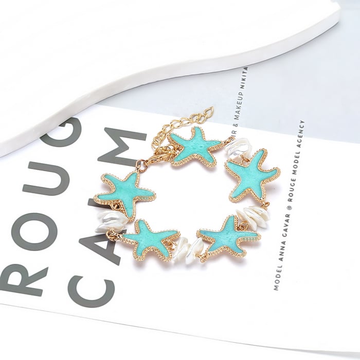 Iron Starfish Charm Bracelets h5Picture3
