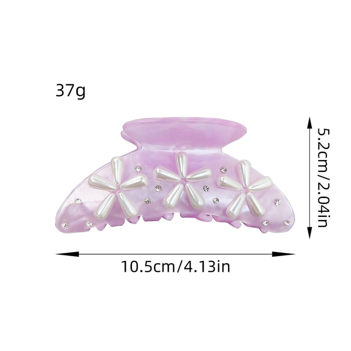 Simple Series Vacation Turtle Acrylic Women's Hair Claws h5Picture4