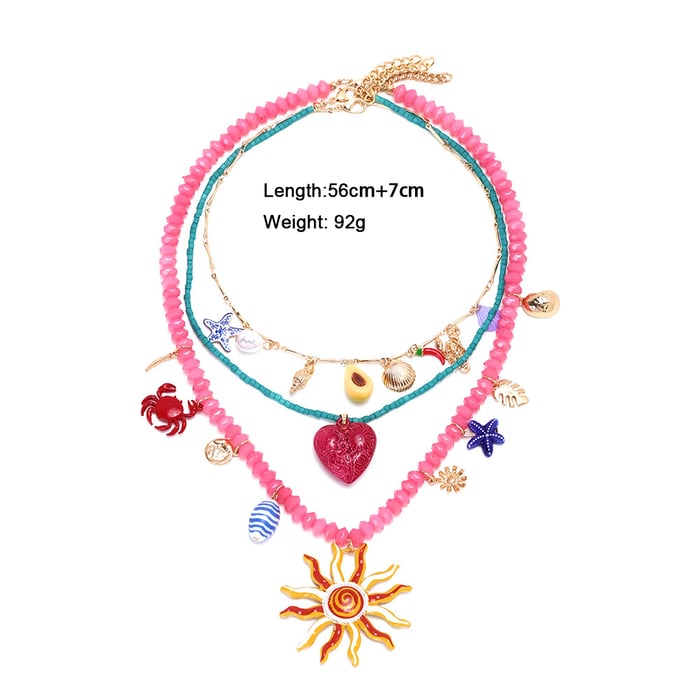 Romantic Vacation Layered Necklaces
