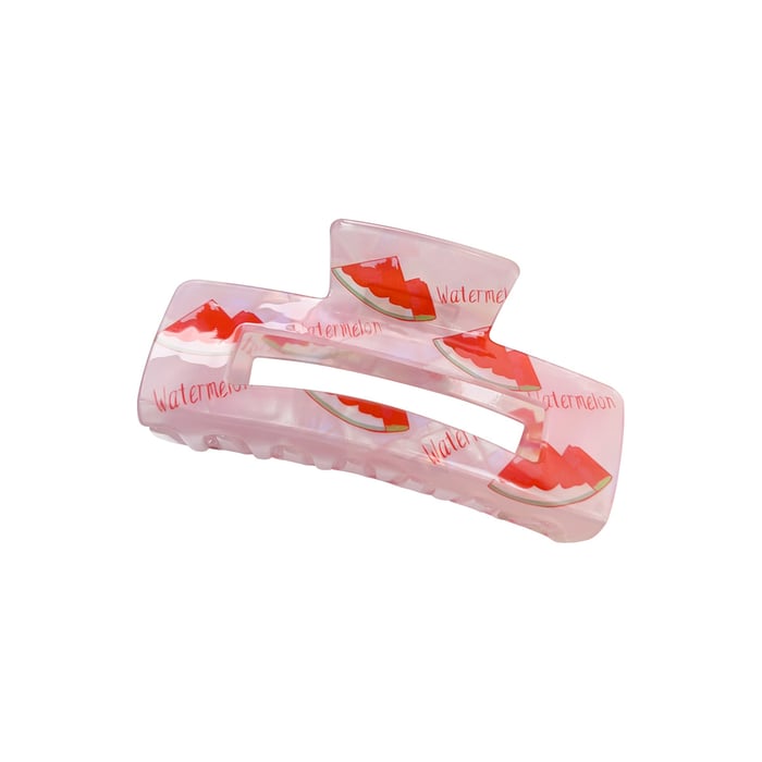 Fruit Themed Cartoon Pattern Acrylic Women's Hair Claws Picture4