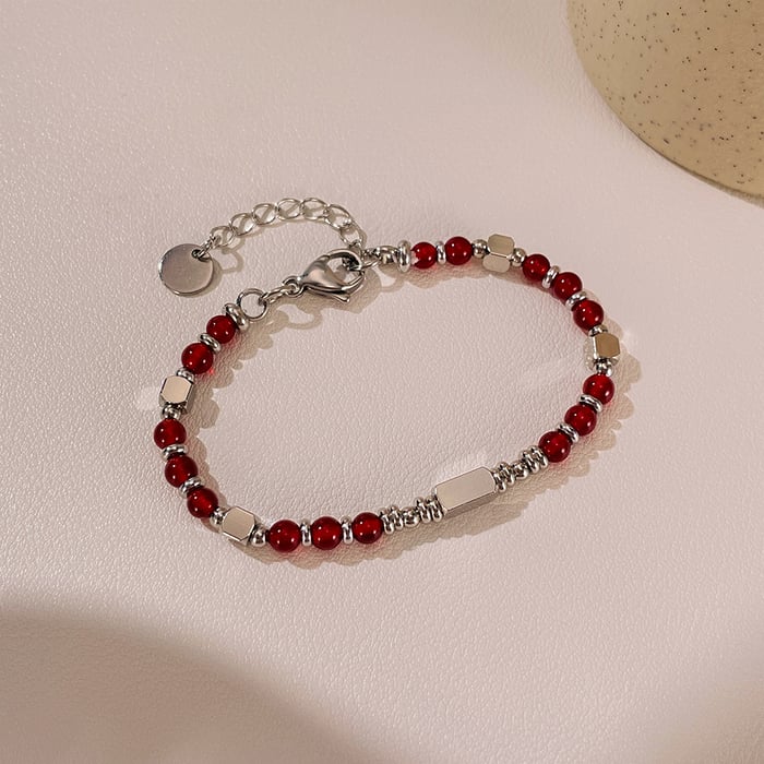 1 Stück Modern Series Beads Edelstahl Herrenarmbänder Bild5