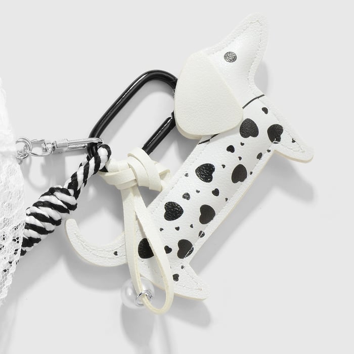 Cute Dog Alloy Bag Charms h5Picture5