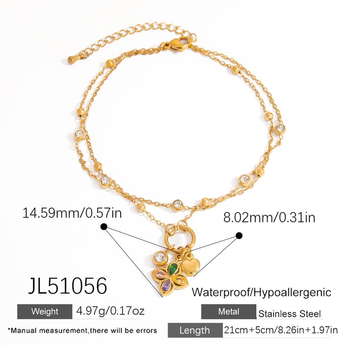 Light Luxury Starfish Pendant Stainless Steel Women's Anklet h5Picture2