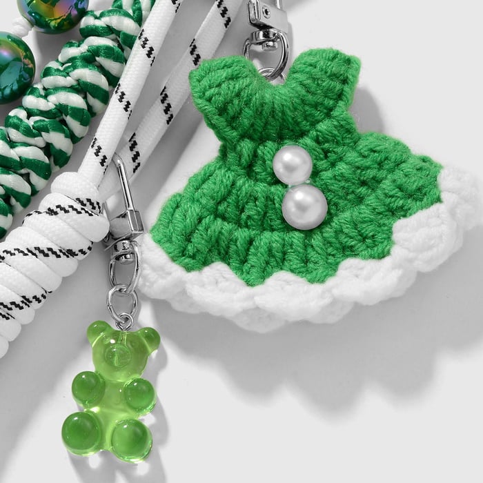 Sweet Woven Dress Bag Charms h5Picture5