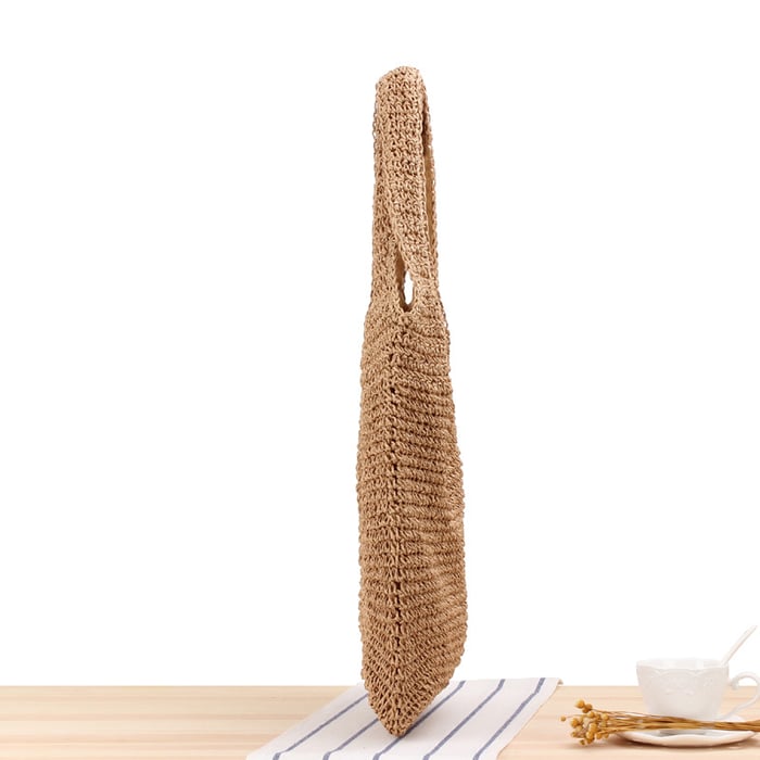 Einfarbige gewebte Schultertaschen Bild4
