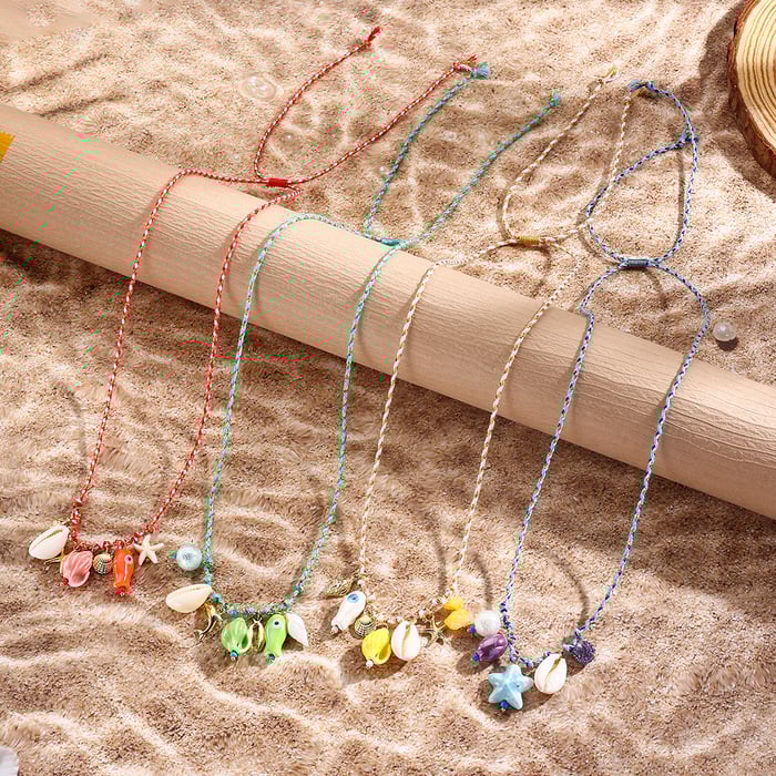 Oceanic Ceramics Alloy Pendant Necklaces h5Picture4