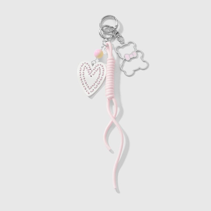 Cute Heart Bag Charms