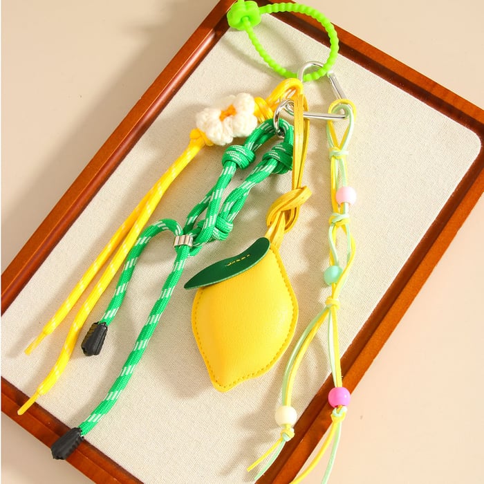 Vivid Lemon  Yellow Series Women's Bag Charms h5Picture5