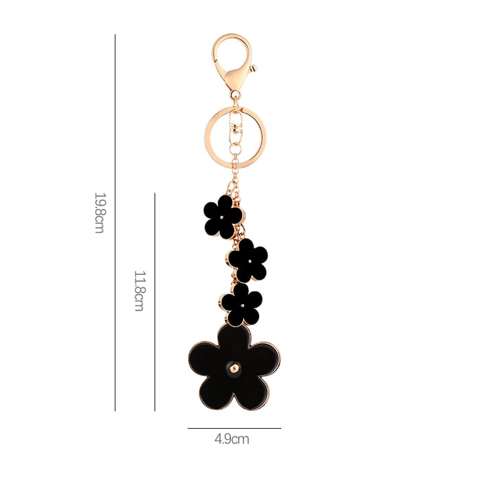 1 Piece Flower Alloy Keychain h5Picture2