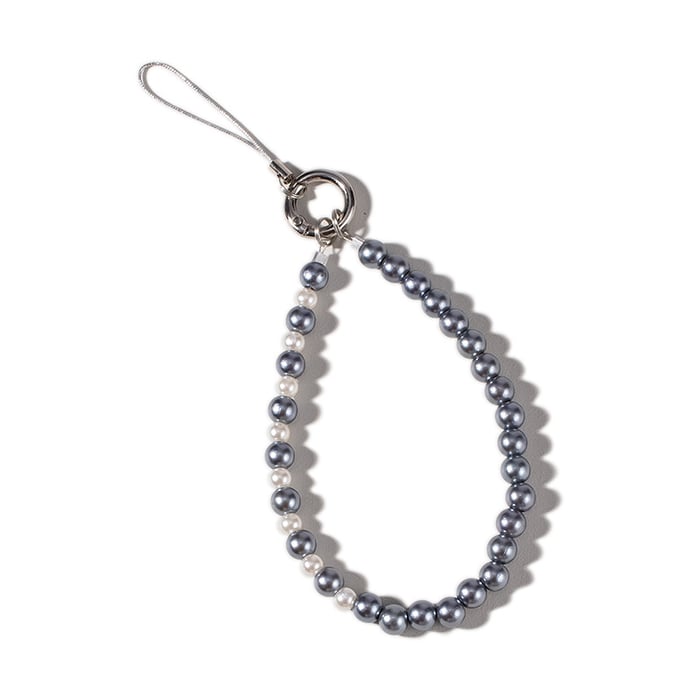 1 Piece Modern Series Silver Beads Aluminum Phone Strap Picture4