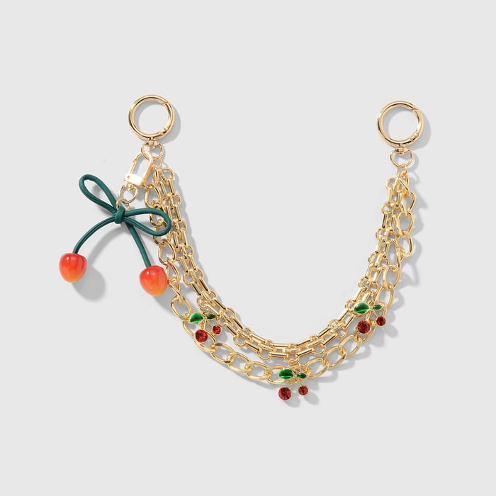 1 Piece Sweet Cherry Bag Charms 
