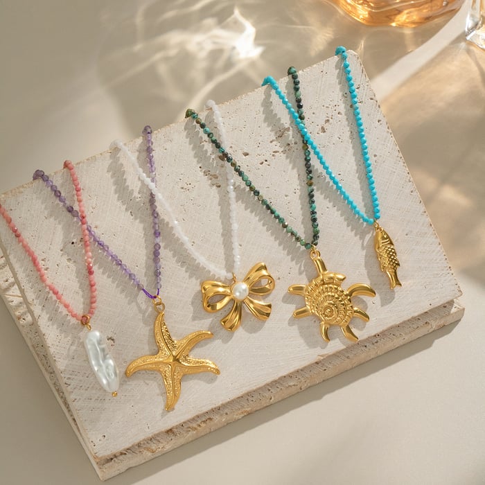 1 Piece Oceanic Beaded Necklace h5Picture4