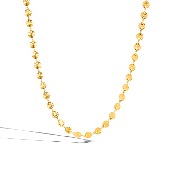 1 Piece Classic Shell Stainless Steel Gold Color Women's Chain Necklaces