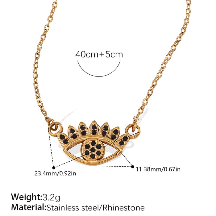 1 Piece Animal Stainless Steel Gold Color Pendant Necklace
