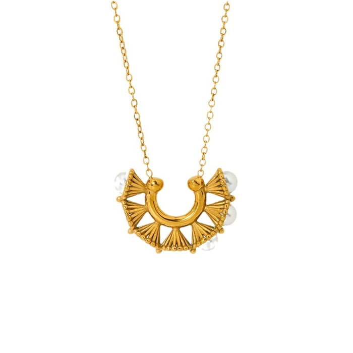Simple Series Daily Geometric Stainless Steel  Women's Pendant Necklaces h5Picture5