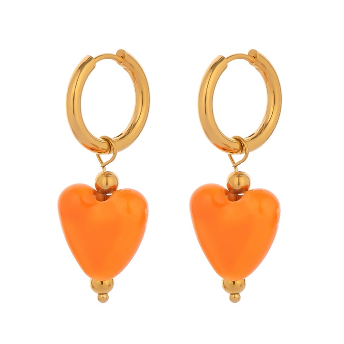 1 Pair Sweet Heart Drop Earrings h5Picture5