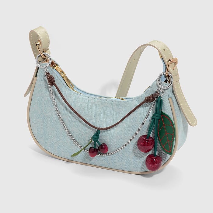 1 Piece Sweet Cherry Bag Charms Picture3
