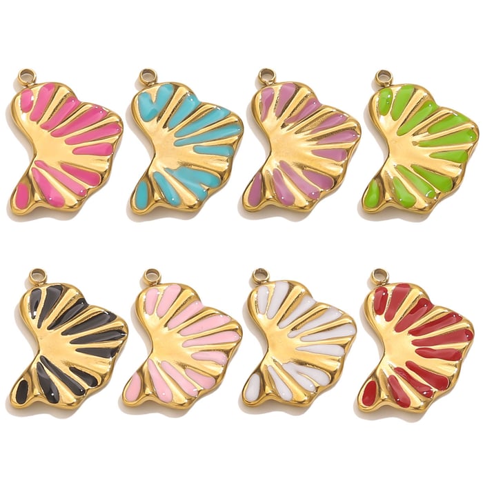 1 Piece Colorful Stainless Steel Gold Color Women's Pendants h5Picture3