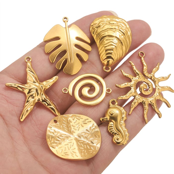 Stainless Steel Pendants Turtle Vacation Daily Simple Series Women's jewelry h5Picture3