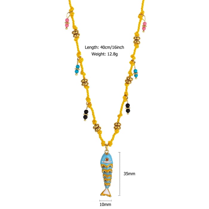 1 Piece Luxurious Series Elegant Fish Copper Women's Pendant Necklaces