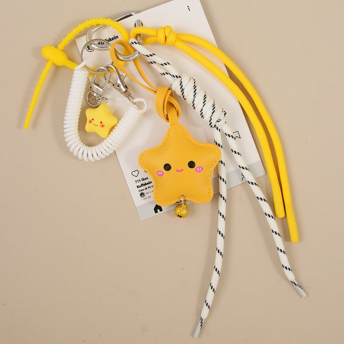Simple Series Cute Star PU Women's Bag Charms h5Picture4