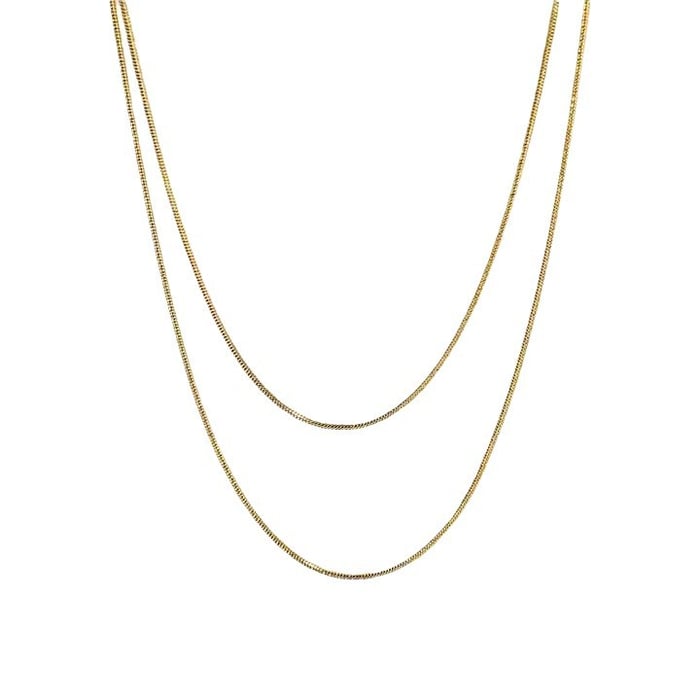 Simple and Versatile Double-layer Stainless Steel Women's Necklace h5Picture5