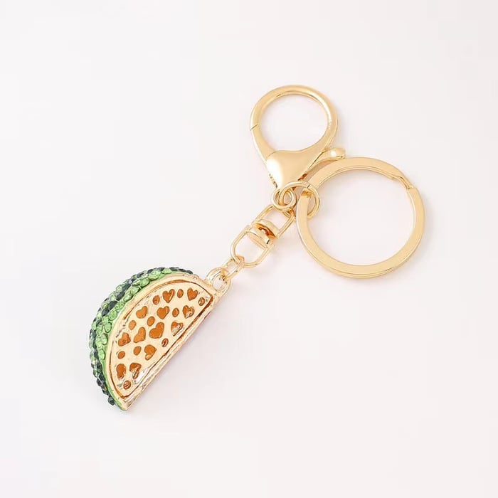 1 Piece Watermelon Alloy Keychain h5Picture4