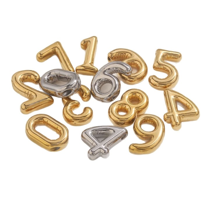 1 Piece Classic Letter Stainless Steel Women's Pendants h5Picture5