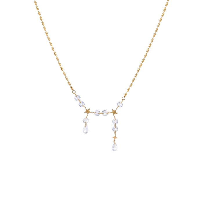Simple Sweet Star Stainless Steel Women's Chain Necklaces h5Picture5