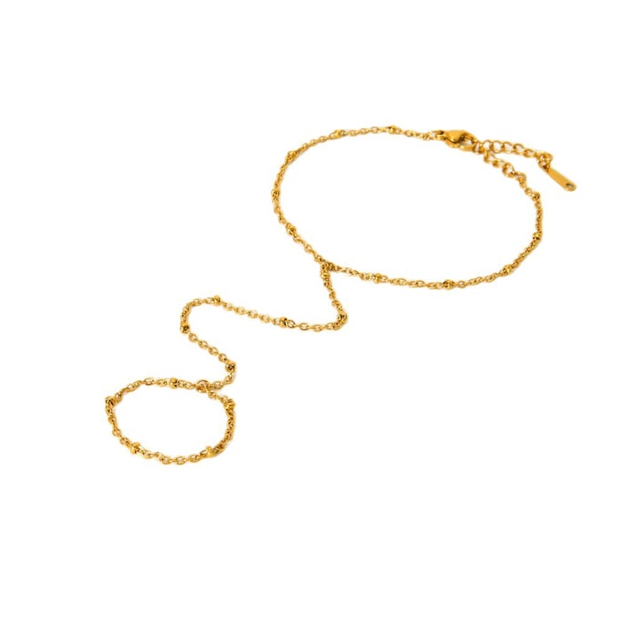 Chain Stainless Steel Gold Color  Women's Chain Bracelets h5Picture5