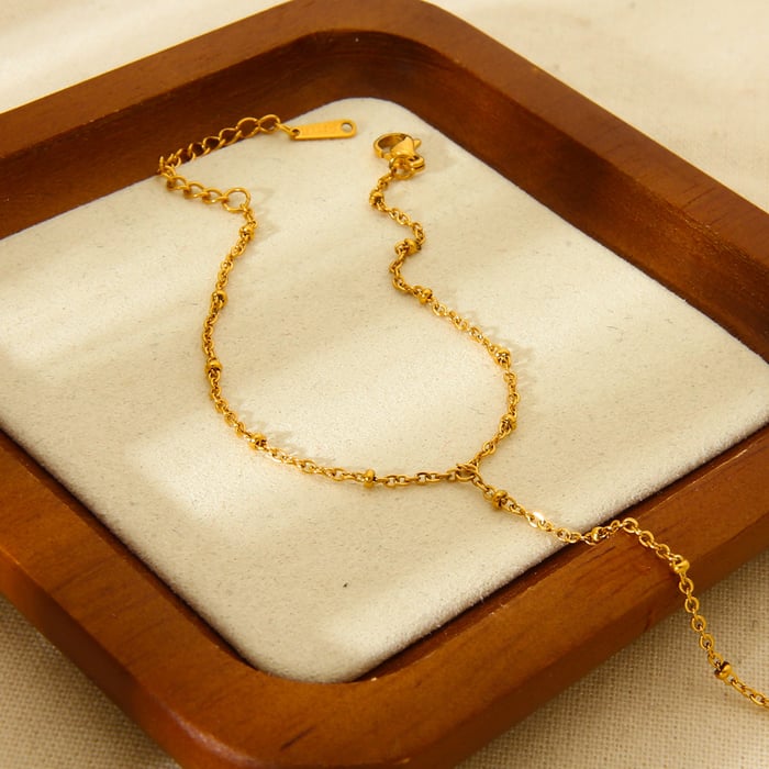 Chain Stainless Steel Gold Color  Women's Chain Bracelets h5Picture4