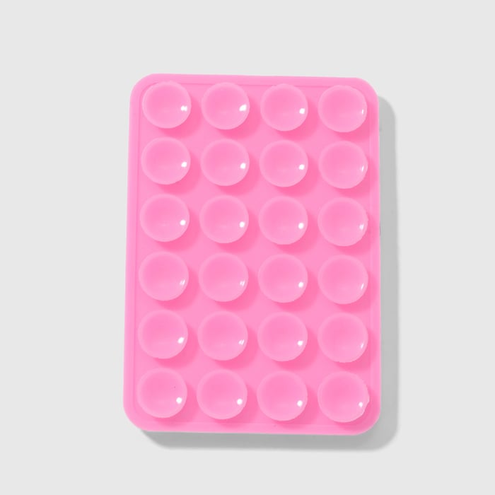 1 Piece Dual-Sided Silicone DIY Self-Adhesive Non-Slip Suction Cup for Phones