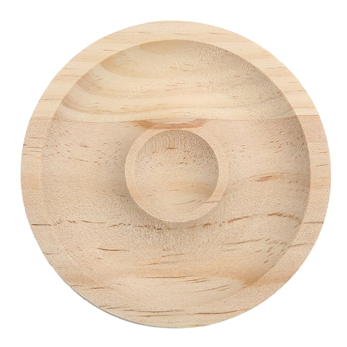 1 Piece Wooden Jewelry Display Plate
