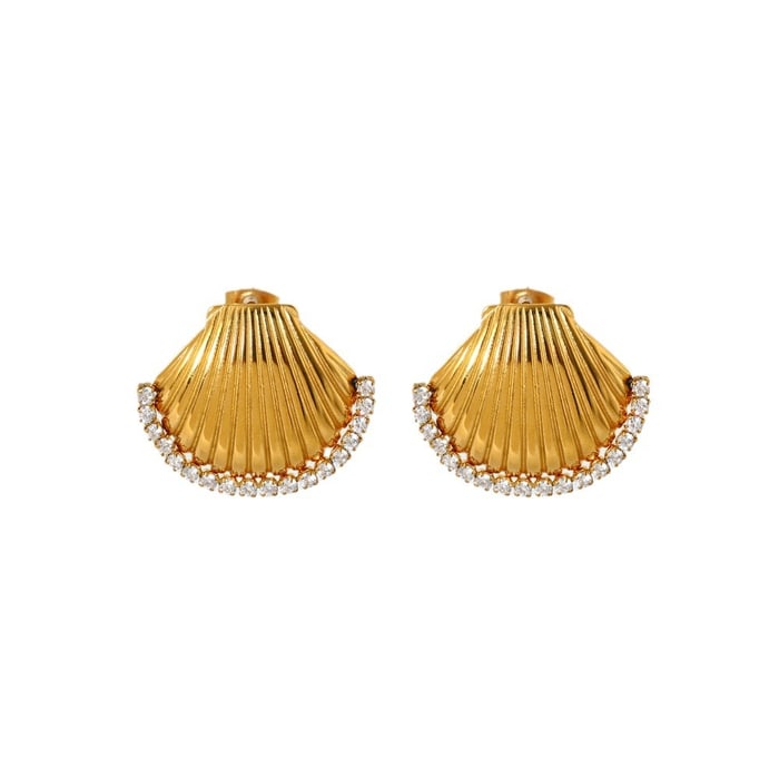 Classic Series Retro Turtle Stainless Steel  Women's Stud Earrings h5Picture5