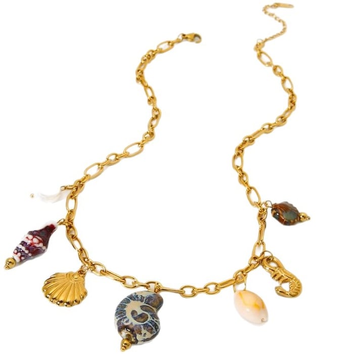Classic Series Vacation Turtle Stainless Steel  Women's Pendant Necklaces h5Picture5