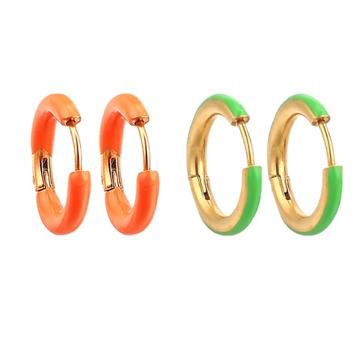 1 Piece Chrome DIY Solid Color Stainless Steel Jewelry Closures h5Picture5