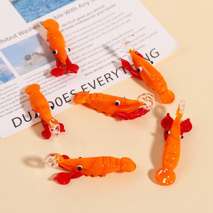 1 Piece Cute Animal Glass Jewelry Beads h5Picture4